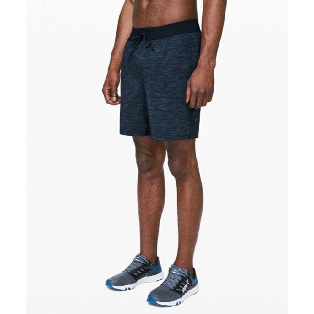 Lululemon T.H.E. Short 7" Heather Allover Iron Blue True Navy Size S